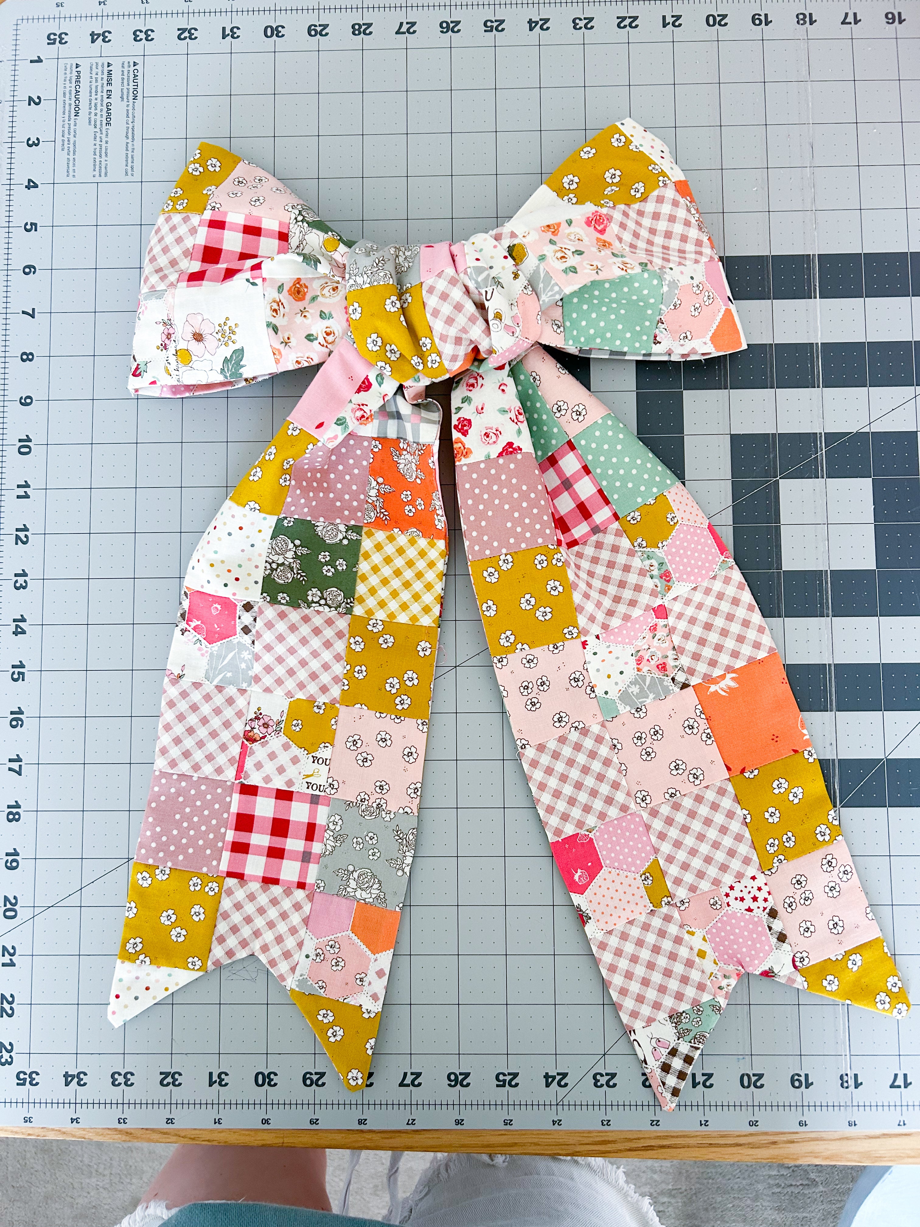 c0mi ribbon patchwork parker