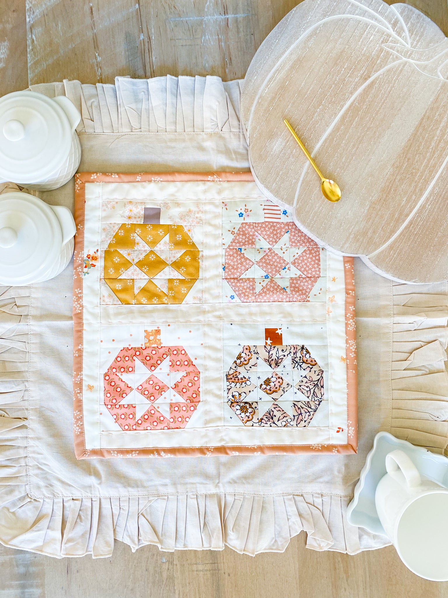 Mini Harvest Days Pumpkin FPP Pattern - PDF Download – Lizataylorhandmade