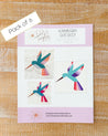 Hummingbird FPP Pattern - Package of 6 - Wholesale Only