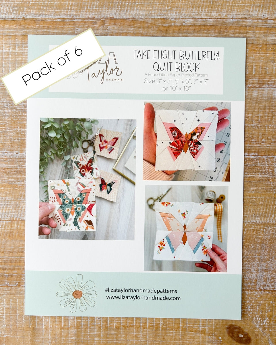 Take Flight Butterfly FPP Pattern - Package of 6 - Wholesale Only ...