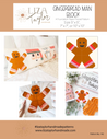 Gingerbread Man FPP Pattern - PDF Download