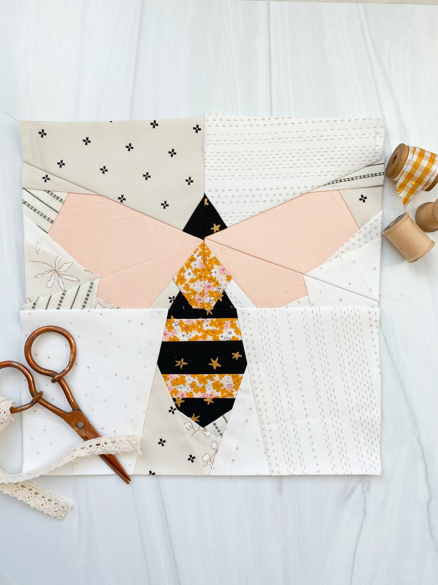 Bizzy Bee Patterns Buzzy Bee FPP Pattern - PDF Download – Lizataylorhandmade