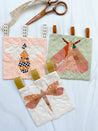 3 Pattern Bundle - Bee, Dragonfly, and Moth - FPP Patterns - PDF Download